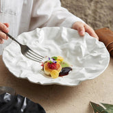 Kajabi Wrinkled Cloth Plate Collection | Yedwo Design